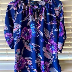 Reposh Gorgeous Yumi Kim 3/4 sleeve silk top small